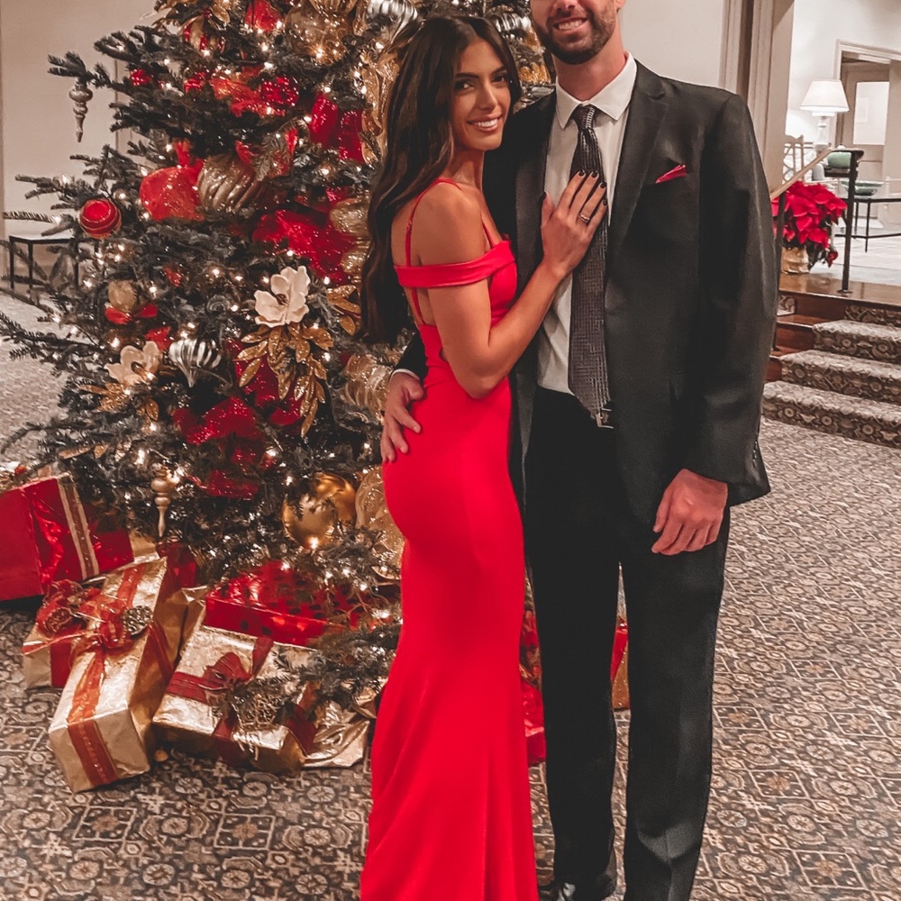 Cece Gown in Red Rose
